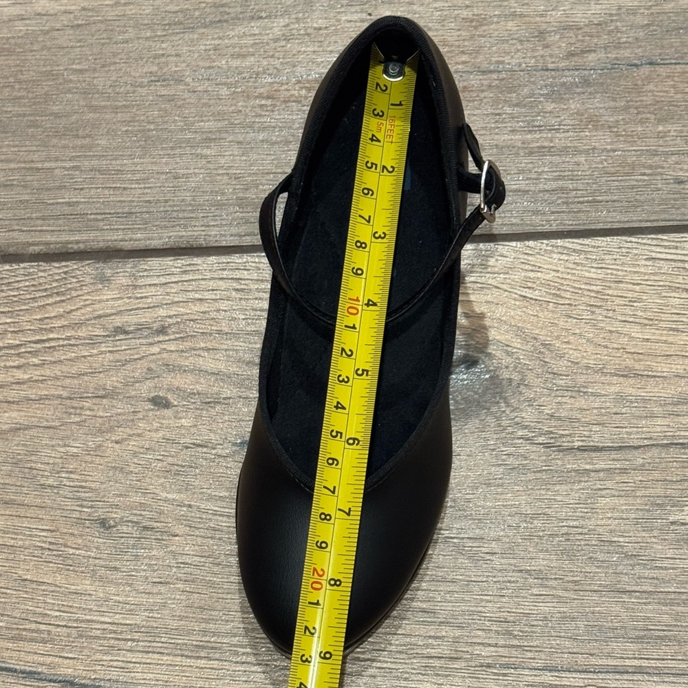 Capezio Black Tap - Girls Shoes 6 M! - Picture 10 of 12